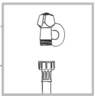 INDESIT IWC 51451 EU - Connecting the water inlet hose - 1