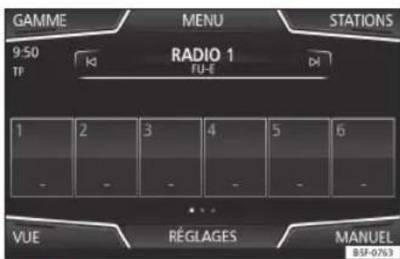 SEAT Navi System Plus - Mode radio numérique (DAB, DAB+ et audio DMB) - 1