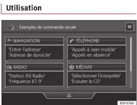 SEAT Navi System Plus - Commande vocale - 1