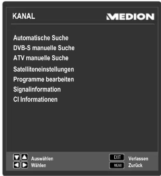 MEDION LIFE P12255 (MD 21350) - Menu KANAL - 1