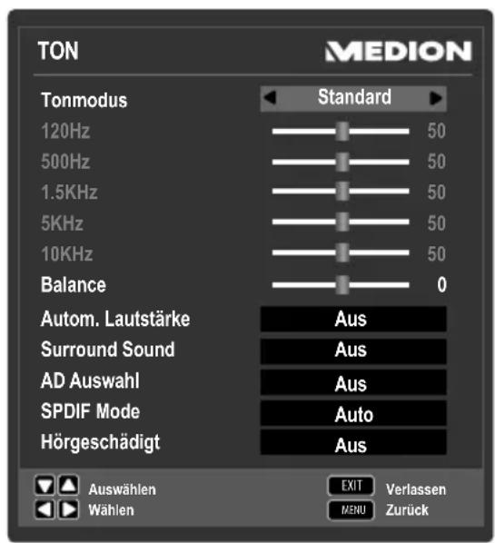 MEDION LIFE P12255 (MD 21350) - Menu TON - 1