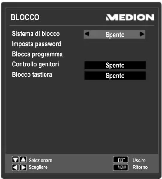 MEDION LIFE P12255 (MD 21350) - Menu BLOCCO - 1