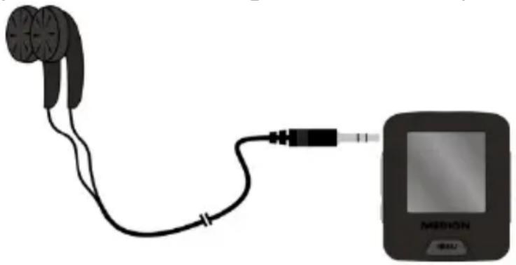 MEDION Life S60013 (MD 83003) - Koptelefoon aansluiten - 1