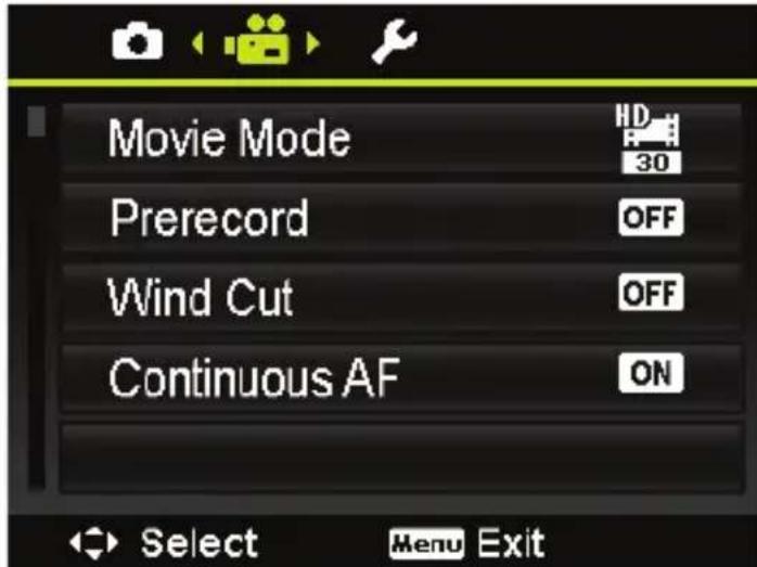 MEDION LIFE X44038 (MD 86938) - The video recording menu - 1