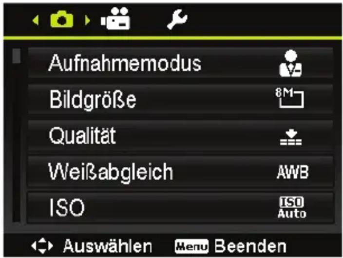 MEDION LIFE X44038 (MD 86938) - Das Fotoaufnahmemonü - 1