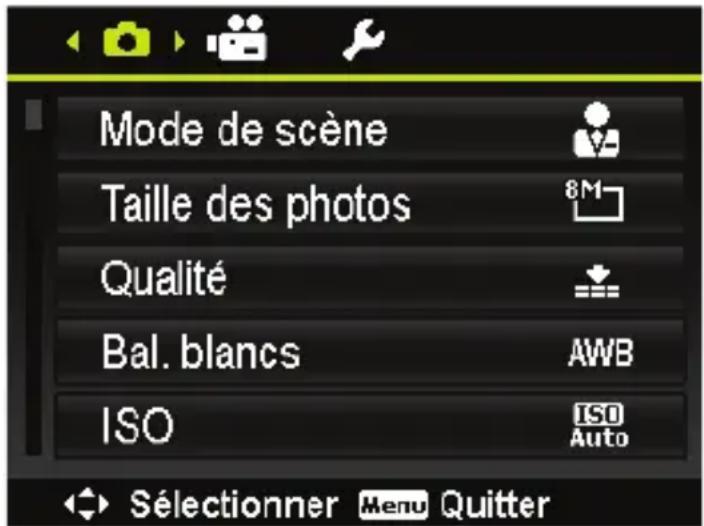 MEDION LIFE X44038 (MD 86938) - Le menu d'enregistrement photo - 1