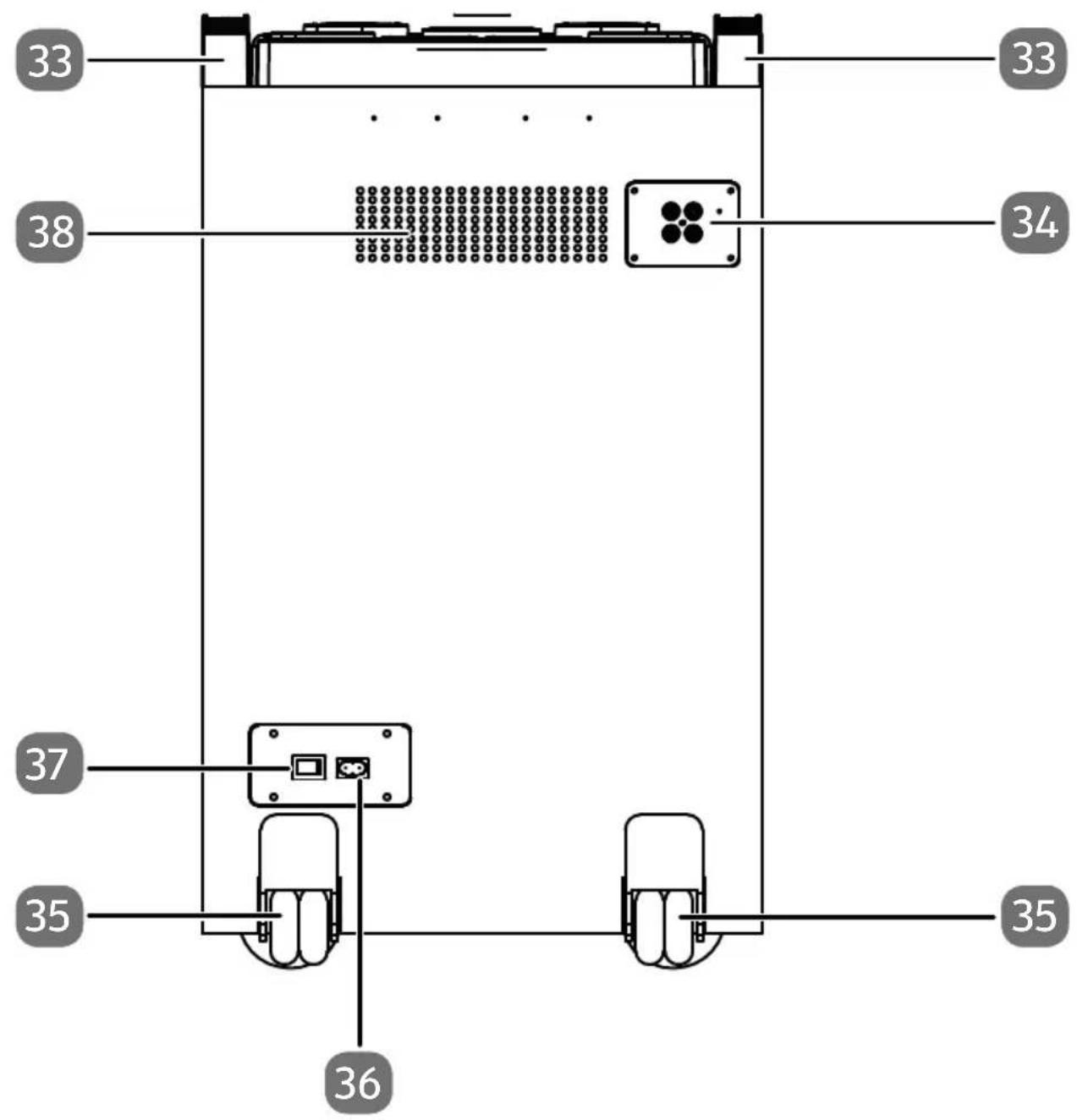 MEDION LIFE X64004 (MD 44050) - Parte trasera - 1