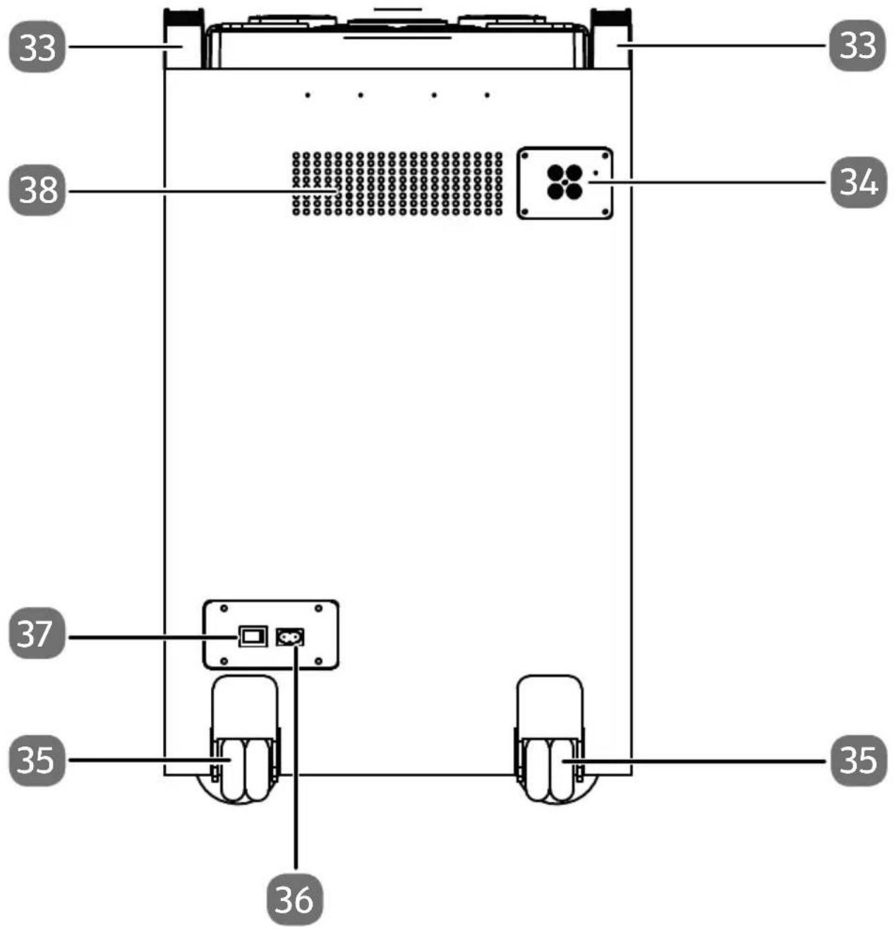 MEDION LIFE X64004 (MD 44050) - Achterkant - 1
