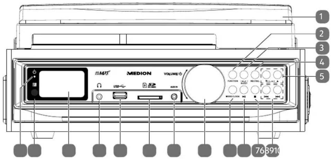 MEDION LIFE E69468 (MD 43713) - Voorkant - 1