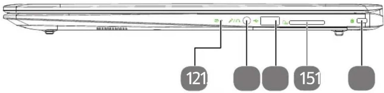 MEDION Akoya S17402 (MD 63000) - Rechterkant - 1