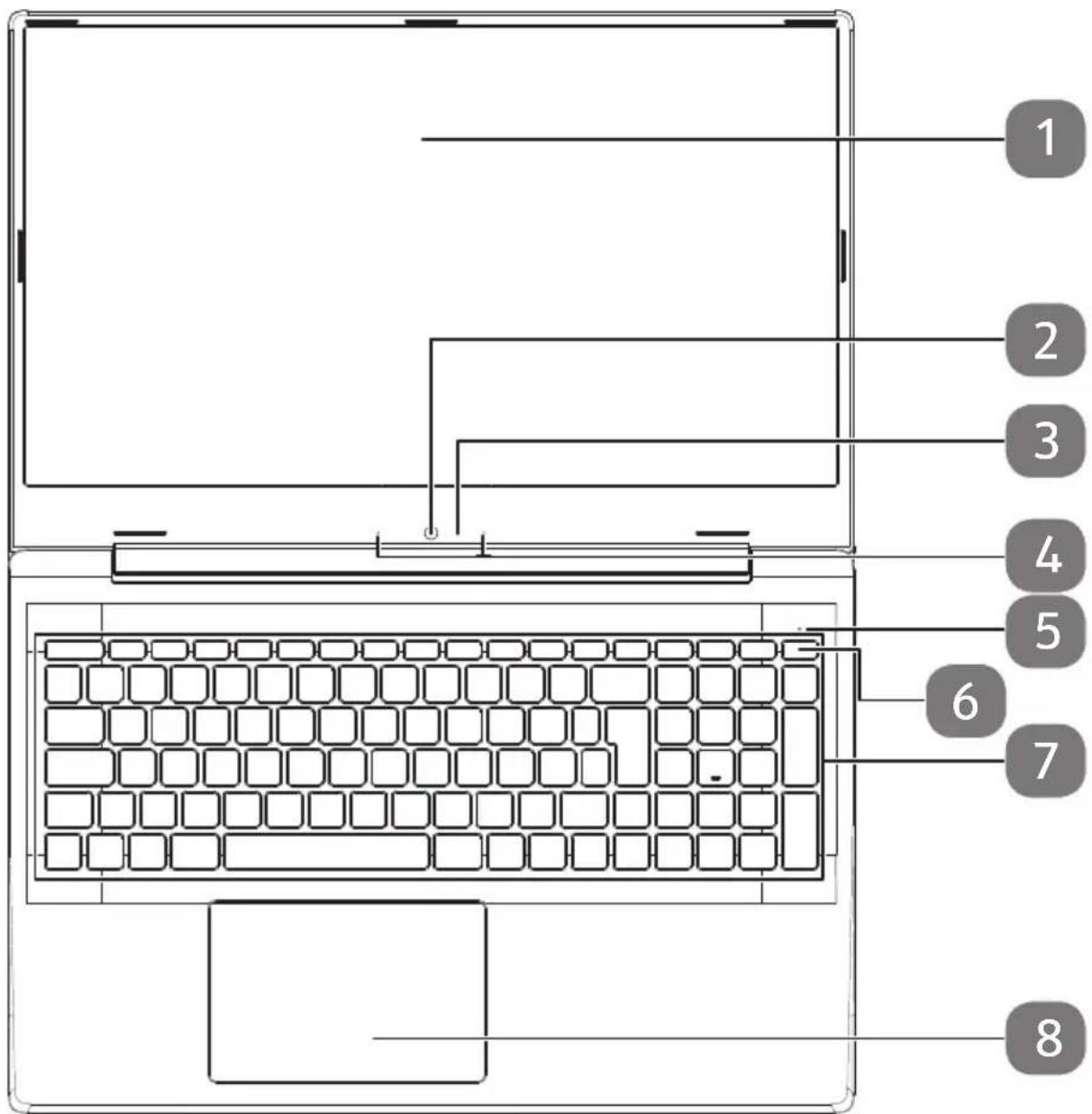 MEDION Akoya S17402 (MD 63000) - Ordinateur ouvert - 1