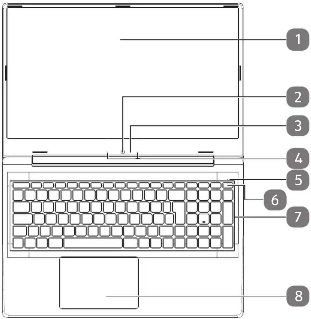 MEDION Akoya S17402 (MD 63000) - Offenes Notebook - 1