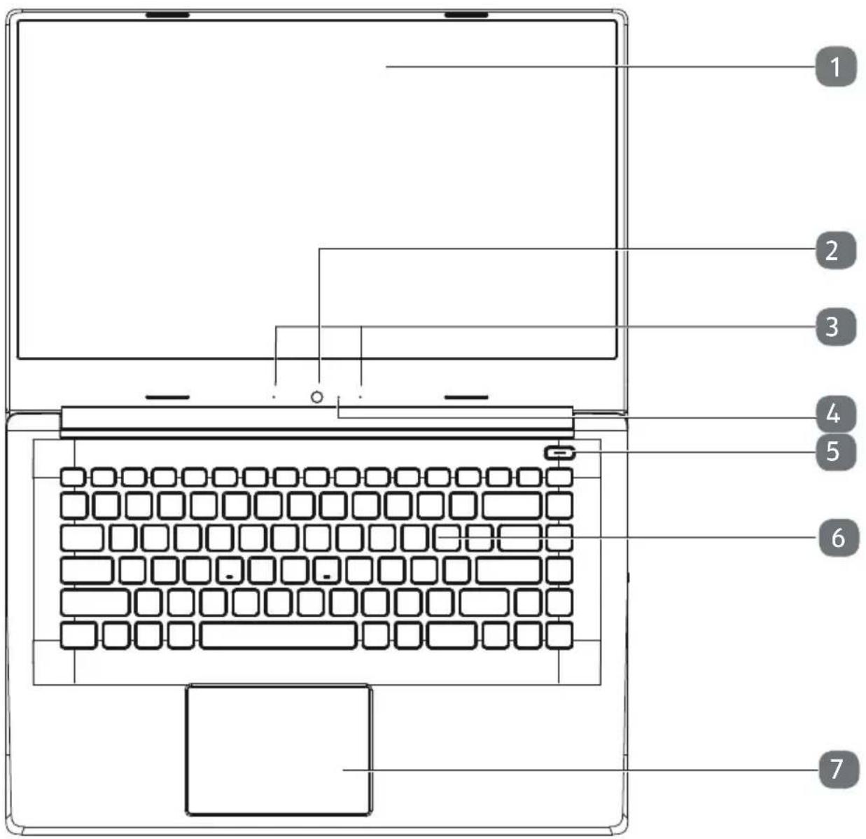 MEDION Akoya E6246 - Offenes Notebook - 1