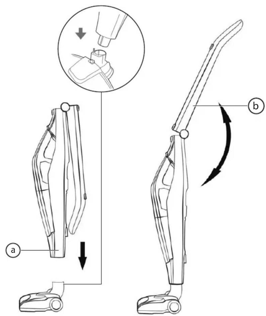 MEDION MD 16911 - Vloerstofzuiger monteren - 1