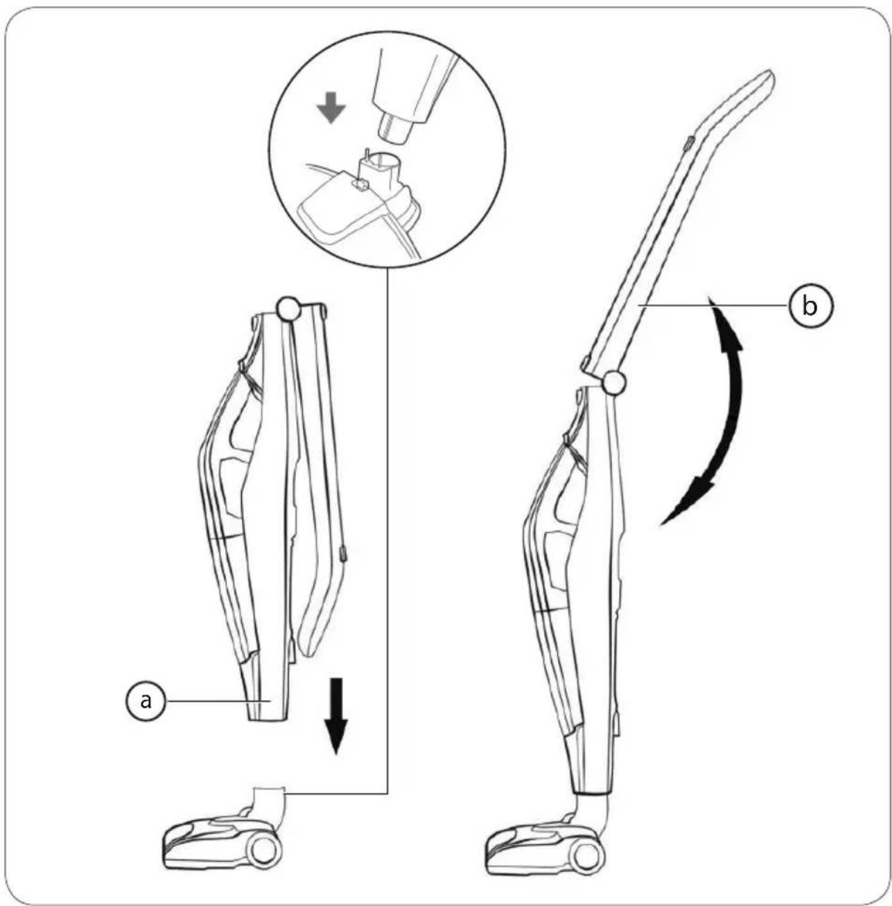 MEDION MD 16911 - Bodenstaubsauger zusammensetzen - 1