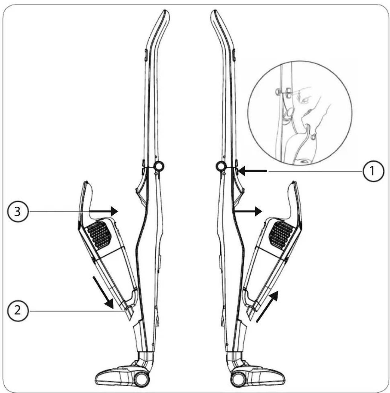 MEDION MD 16911 - Bodenstaubsauger zusammensetzen - 2