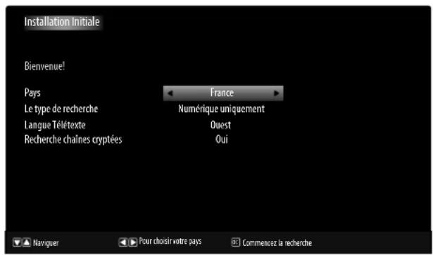 MEDION LIFE X16012 - Recherche des chaînes après la première mise en marche - 2