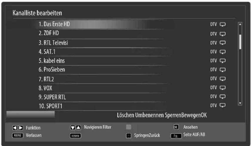 MEDION LIFE X16012 - Kanallistebearbeiten - 1