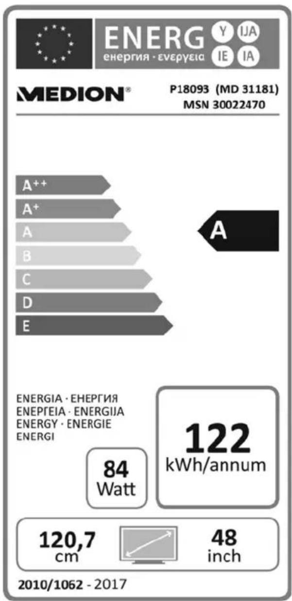 MEDION LIFE P18088 (MD 31178) - Productgeveensblad P18093 (MD 31181) - 1