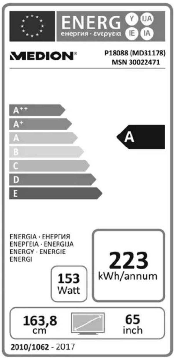 MEDION LIFE P18088 (MD 31178) - Scheda prodotto P18088 (MD 31178) - 1