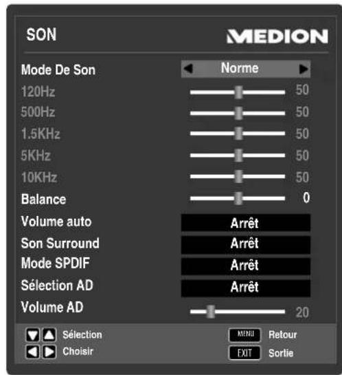 MEDION LIFE P15229 (MD 31168) - 7.3.2.MenuSON - 1