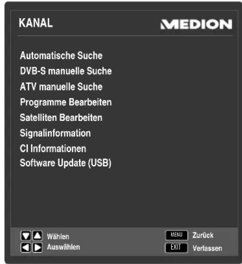 MEDION LIFE P15229 (MD 31168) - Menu KANAL - 1
