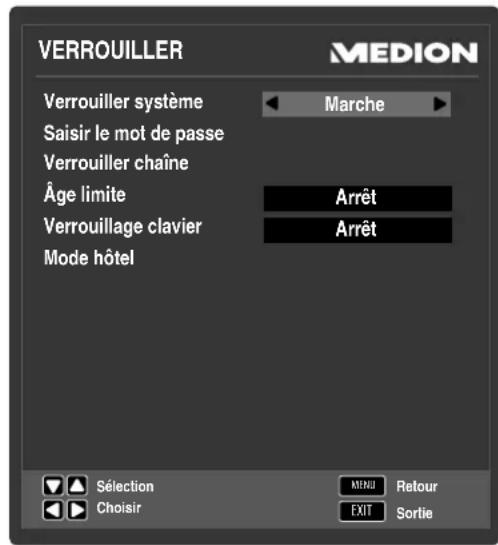 MEDION LIFE P15229 (MD 31168) - Menu VERROULLER - 1