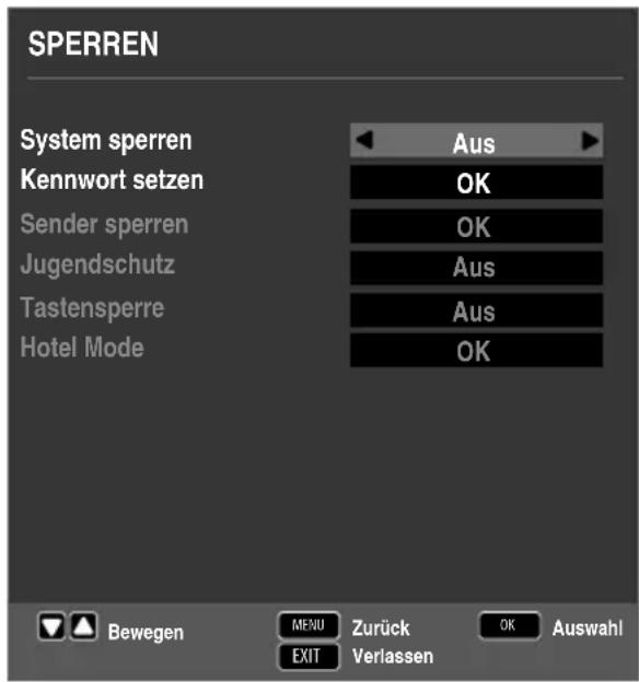 MEDION LIFE P12311 (MD 21445) - Menu Sperren - 1