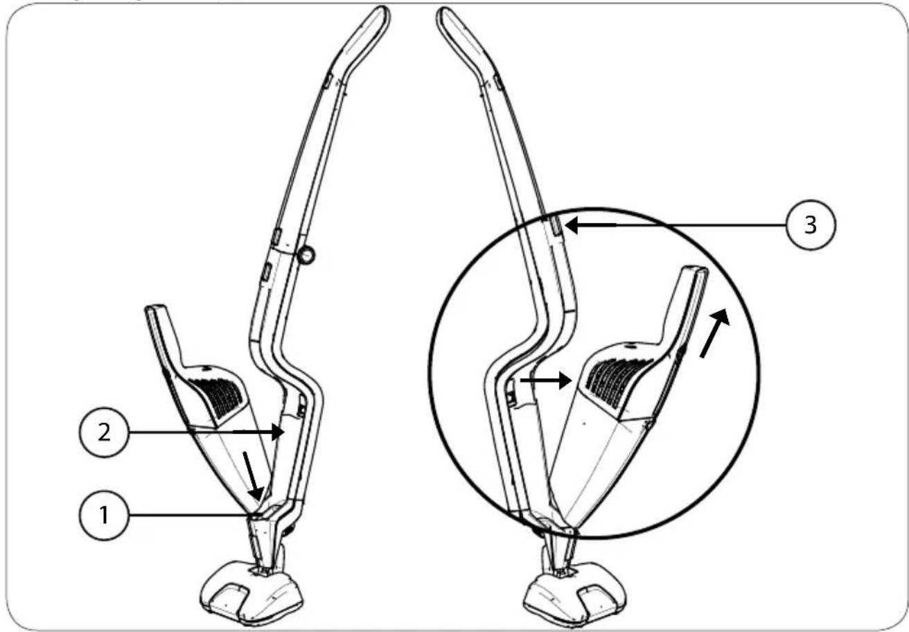 MEDION MD 17518 - Bodenstaubsauger zusammensetzen - 1