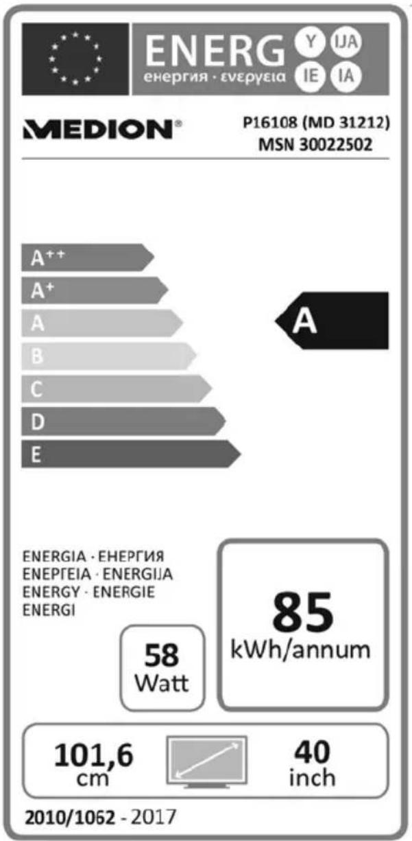 MEDION LIFE P16108 (MD 31212) - Scheda prodotto P16108 (MD 31212) - 1