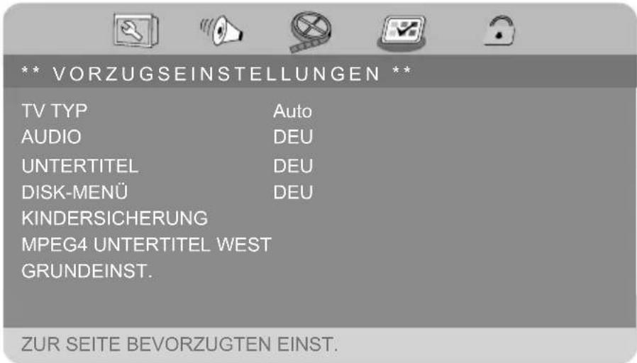 MEDION LIFE P72022 (MD 84873) - VORZUGSEINSTELLUNGEN - 1
