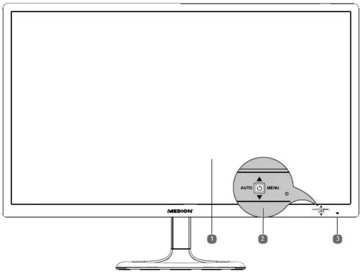 MEDION Akoya P52461 (MD 20641) - Voorkant - 1