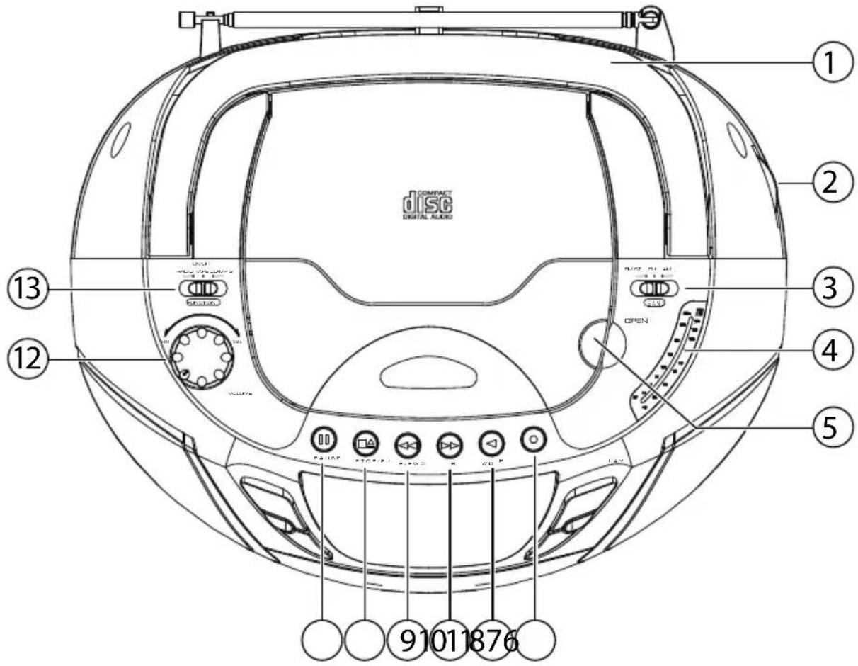 MEDION LIFE E65073 (MD 84580) - Vue de dessus - 1