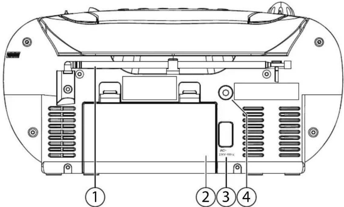 MEDION LIFE E65073 (MD 84580) - Vue arrière - 1