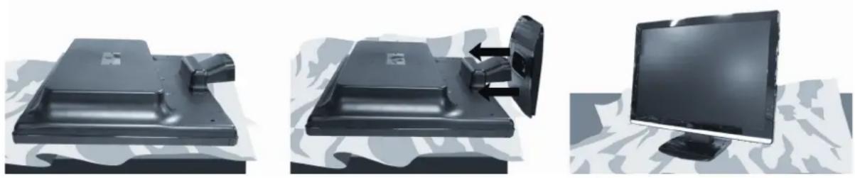 MEDION Akoya P55004 (MD 20110) - Fixation du pied du moniteur - 1