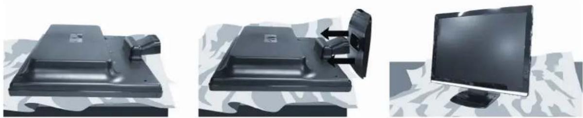 MEDION Akoya P55004 (MD 20110) - Bevestiging van de monitorvoet - 1