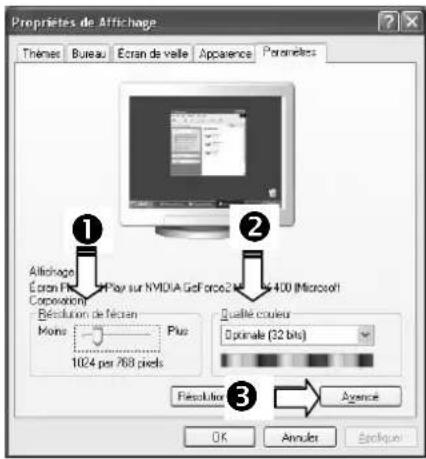MEDION Akoya X55000 - Réglages de l'écran sous Windows XP - 1