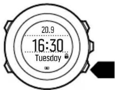 SUUNTO Ambit3 Sport 2.4 - Verrouillage des boutons - 3