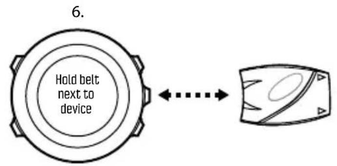 SUUNTO Ambit3 Sport 2.4 - Liaison des capteurs de vitesse et de foulée et capteurs de fréquence cardiaque - 5