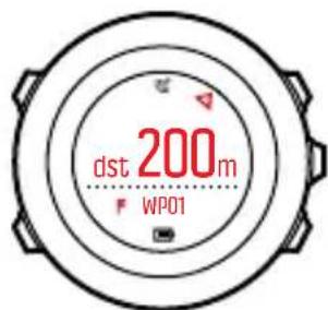 SUUNTO Ambit3 Sport 2.4 - Vue de la navigation par points de passage - 1