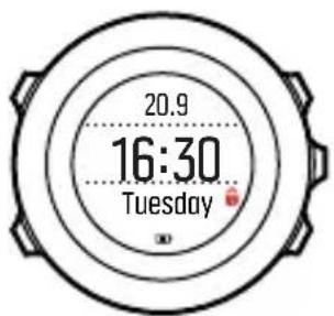 SUUNTO Ambit3 Sport 2.4 - Verrouillage des boutons - 2