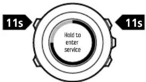 SUUNTO Ambit3 Sport 2.4 - Menu de maintenance - 1