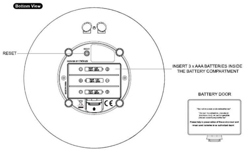 TECHNOLINE WT500 - Horloge avec radio et réveil en lumière - 3