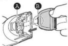 PANASONIC ERGC63 - Het mesje verwijderen - 2