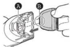 PANASONIC ERGC63 - Nasadzovanie čepele - 1