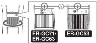 PANASONIC ERGC63 - Come regolare l'altezza di taglio - 1