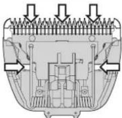 PANASONIC ERGC63 - Montagem da lâmina - 1