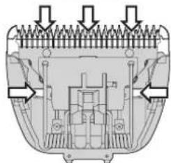 PANASONIC ERGC63 - Het mesje monteren - 1