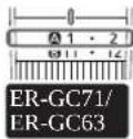 PANASONIC ERGC63 - Sådan justeres trimmelængden - 2