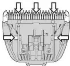 PANASONIC ERGC63 - Corps principal et lame - 1